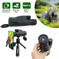 China HD 10-30x50 High Power Monocular Telescope Zoom Monocular For Mobile Phone factory