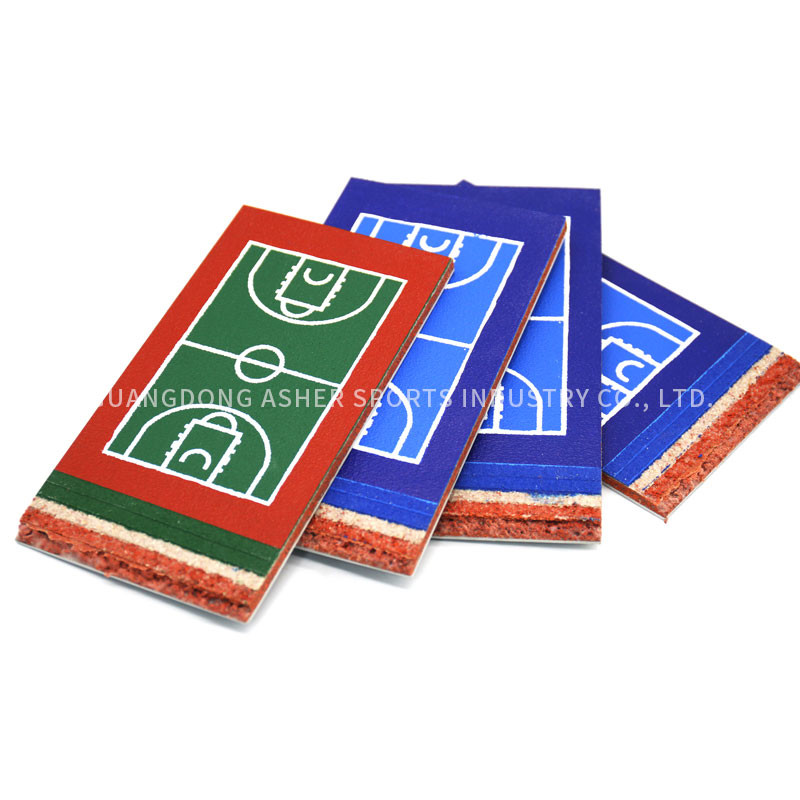 China Outside Adhesive Acrylic Sports Flooring 6mm Thickness Basketball Court Use factory