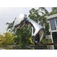 Quality Metal Garden Statues Outdoor Modern Abstract Sculpture Stainless Steel Custom for sale