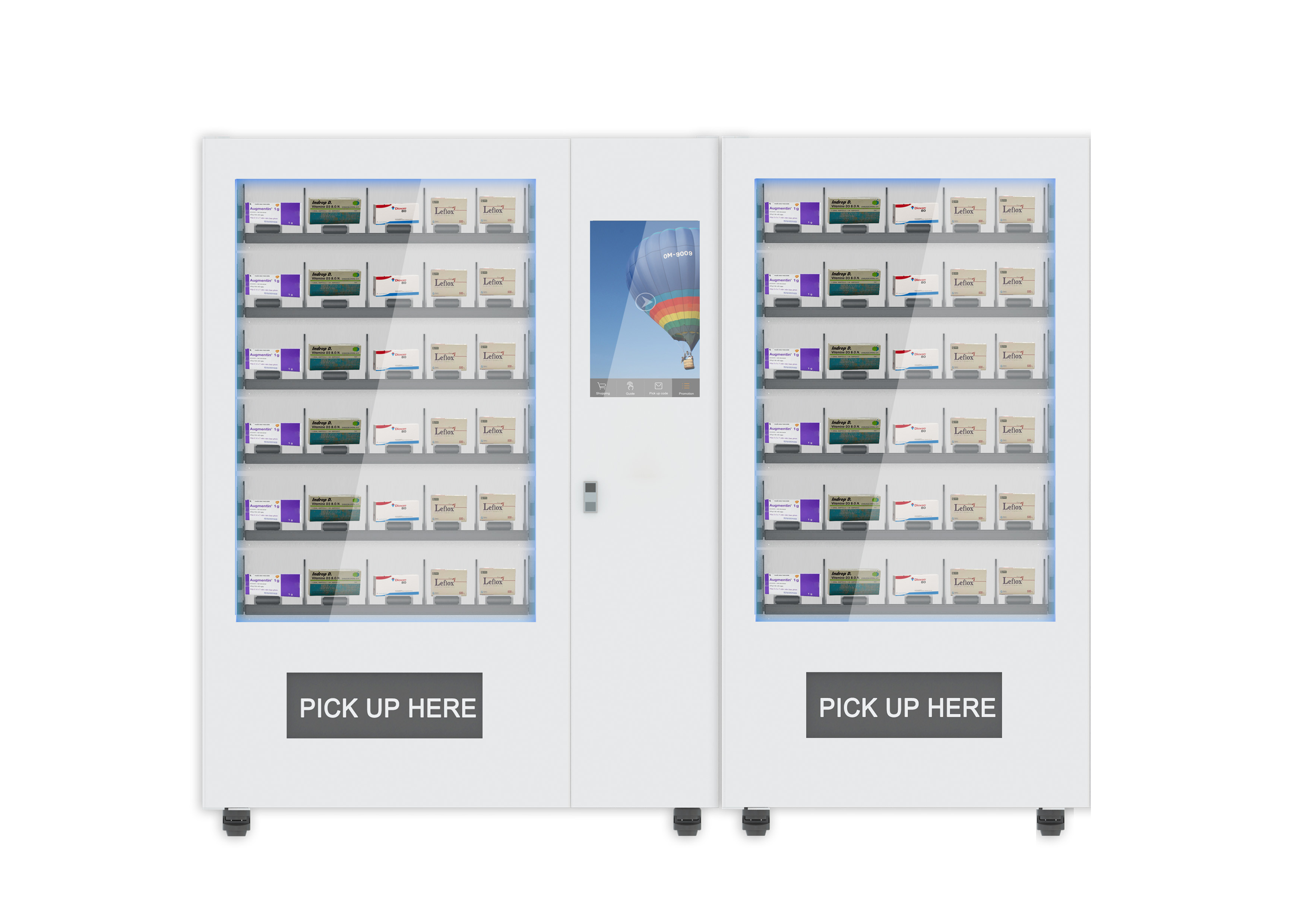 China Automated pharmacy drugs OTC Rx vitamin  Vending Machines Accept Prepaid Card Member Card For customer factory