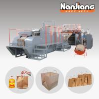 Quality Fully Automatic Roll Fed Automatic Paper Bag Making Machine With Twisted Handles for sale