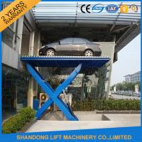 China Home Garage Hydraulic Scissor Car Lift , Automotive Vehicle Lifts Equipment factory