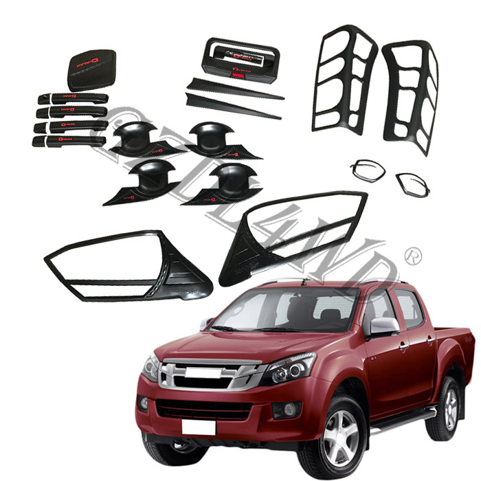 China Decorative Head Lamp Cover 4x4 Body Kits For Isuzu Dmax 2012-2014 for sale
