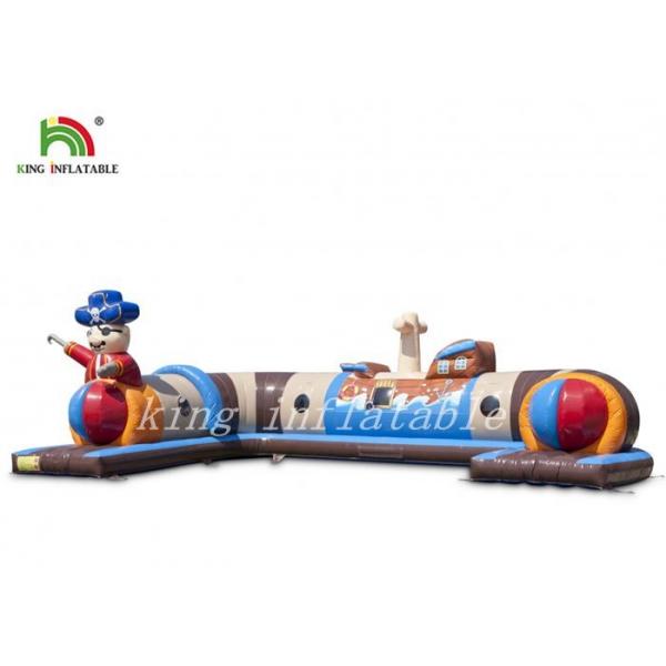 Quality Pirate Blow Up Multiplay Playground PVC Tarpaulin Submarine 24 Months Guarantee for sale