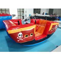 China 0.9mm PVC Tarpaulin Kids Playing Fun Toy Inflatable Sport Games Viking Seesaw For Park factory