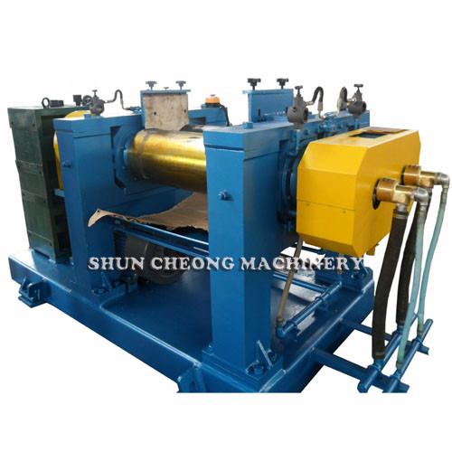 Quality Compact Structure Rubber Mixing Machine , Open Two Roll Mixing Mill 10
