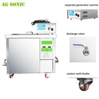 China 28khz DPF Dirty Diesel Particulate Ultrasonic Filter Cleaning Machine 360 liters with 9KW Heating factory