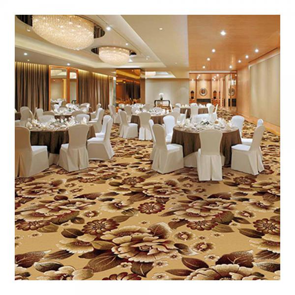 Quality Luxury Banquet Hall PP Wilton Floral Patterned Carpet Woven Carpet In Stock for sale