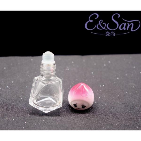 Quality roll on glass bottle perfume bottles 8ml recycled  cap plastic and metal roll frog for sale