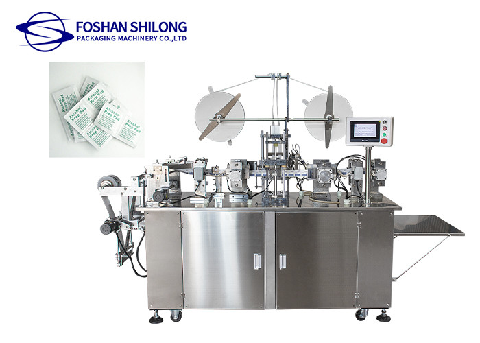 China Cotton Buds Alcohol Swab Making Machine 6cm*3cm 40g To 60g factory