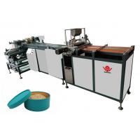 China Round Box Wrapping Machine To Make Tea Box and Pen box factory