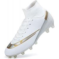 China YEFDG High Tops Soccer Cleats Football Spike Shoes Anti Slip Wear Resist factory