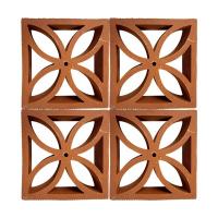 China Garden Wall Decorative Terracotta Bricks Perforated And Hollow Bricks 50mm 100mm factory