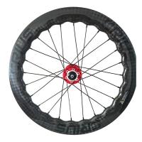 China 24-30h 20 Inch 451 Carbon Wheelset Foldable Bicycle Wheelset Clincher Disc Brake Carbon Folding Bike Wheels factory