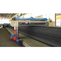 China Track Type Horizontal Foam Cutting Machine For Square Mattress / Long Sponge Foam factory
