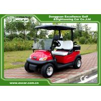 China Red Color Trojan Battery Mini Electric Golf Car 48V Buggy Car factory