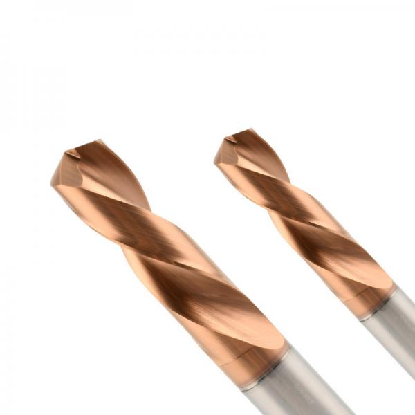 Quality Straight Flute Carbide Drill Bits With Tungsten Steel Grade Titanium Nitride for sale