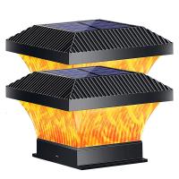 Quality Outdoor LED Solar Powered Pillar Lights 2700K 2200mAH Multipurpose Solar Column for sale