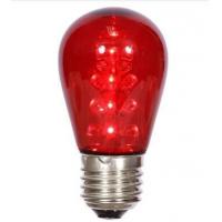 China Red LED bulbs S14 lamp Party decoration string light E26 12V 24V red transparent bulb factory