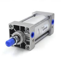 China Double Acting Pneumatic Cylinder Valve SC SU Series Compact Guide Cylinder factory