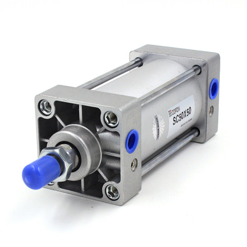 Quality Double Acting Pneumatic Cylinder Valve SC SU Series Compact Guide Cylinder for sale