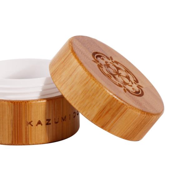 Quality Cosmetic Packaging Wooden Cream Jar Empty Bamboo Plastic Jar for sale