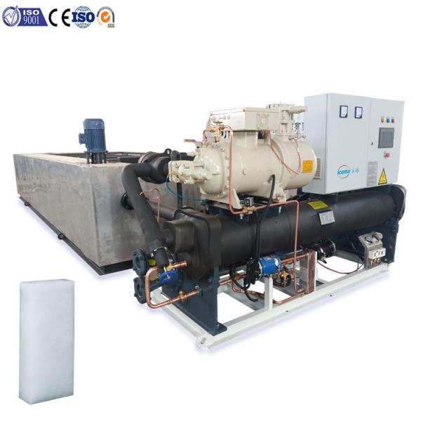 Quality Brine Type Industrial 10 Ton Ice Block Making Machine 380V for sale
