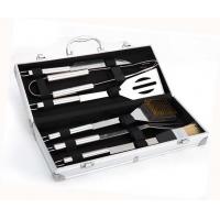 China Professional 6PCS BBQ Tool Set  With  Aluminum Case For Outdoor Barbecue factory