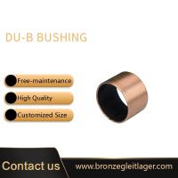 China DU-B Metal-Polymer Bronze Backed PTFE Plain Bearing factory