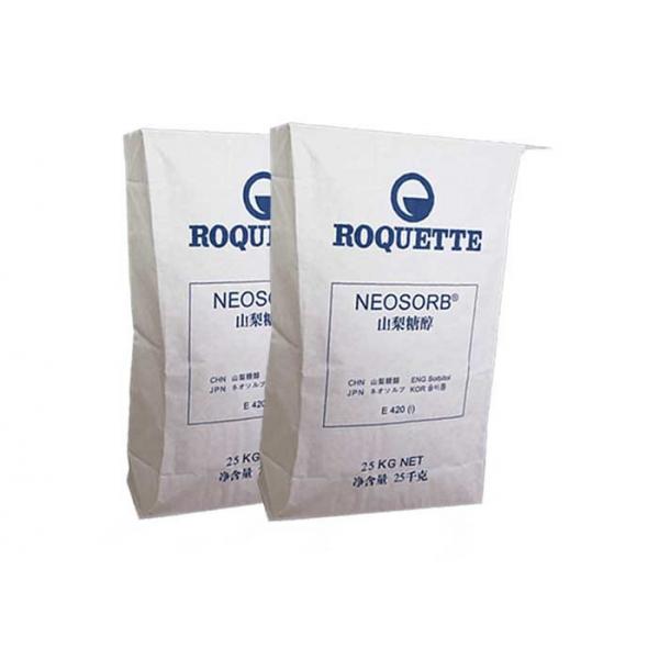 Quality Durable Multiwall Kraft Paper Bags With  PP / PE Liner Laminated Moisture Proof for sale