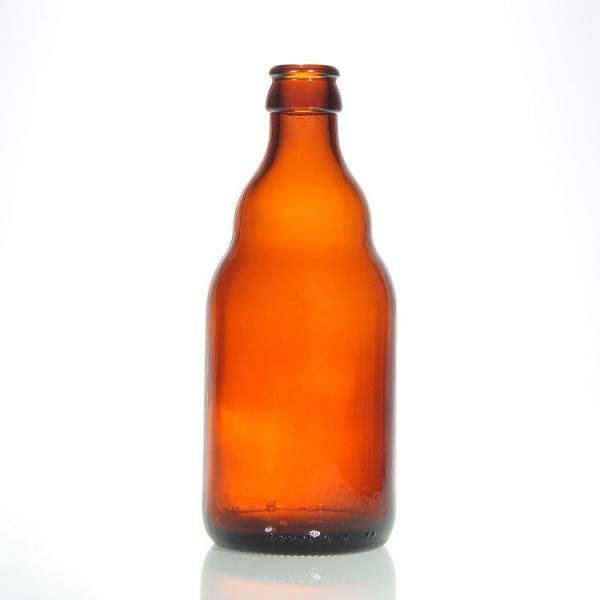 Quality Carbonated Bulk Glass Beer Bottles 330ml 12 Oz Transparent Clear for sale
