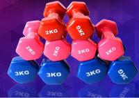 Buy cheap 0.5kg-10kg Home Gym Training women Vinyl Coated Dumbbells For sale from wholesalers