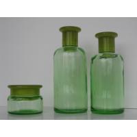 Quality Green Colored Essential Oil Glass Bottles 200ML 150ML 50G with Orifice Reducer & for sale