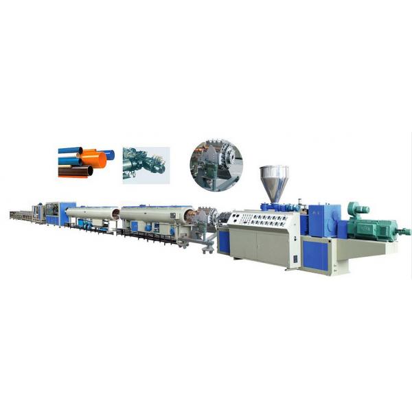 Quality PVC Plastic Extrusion Line , Fully Automatic PVC pipe production Plant for sale