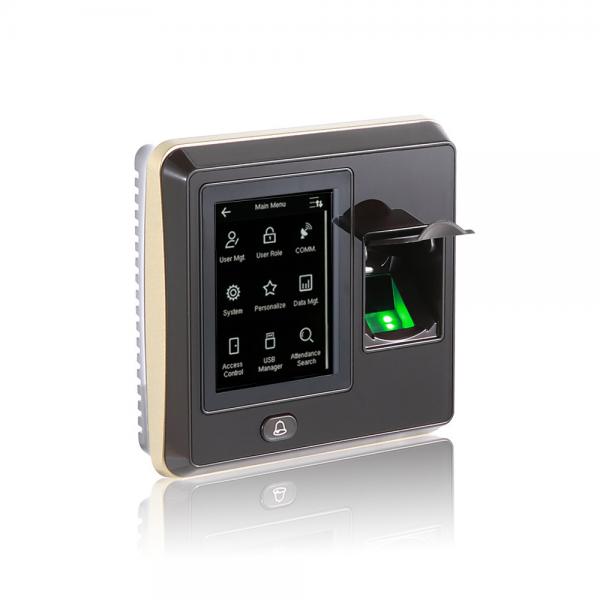 Quality Small Size Touch Screen Biometric Fingerprint Access Control System with Alarm for sale