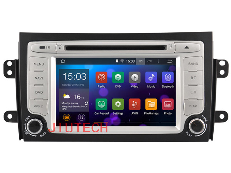 China Android 4.4 Two Din Car dvd player SAT NAV For SUZUKI SX4 2006-2012 car gps BT multimeder for sale