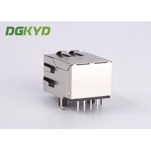 Quality Metal Shielded 100 Base-Tx Cat5 Rj45 Ethernet Connector With Magnetics China for sale