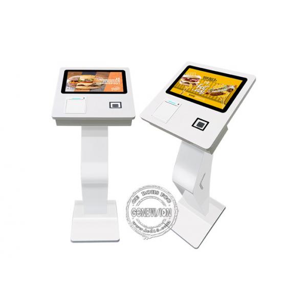 Quality 15.6'' Touch Screen Terminal Self Service Kiosk With Printer 2D Scanner for sale