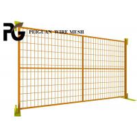 Quality PVC Coated Construction Safety Fence Panels for sale