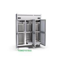 China 45 Trays Frost Free Commercial Upright Freezer 220v 6 Door Upright Chiller factory