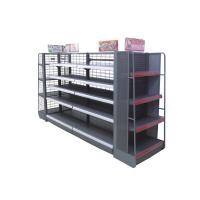 China TGL Supermarket Convenience Store Display Shelves Stainless Steel Powder Coating for sale