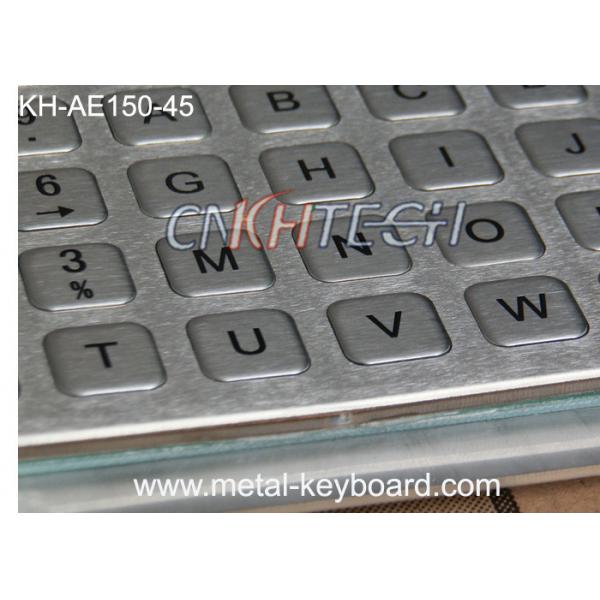 Quality 45 Keys Liquid proof / Vandalproof industrial keyboards in metal , USB interface for sale