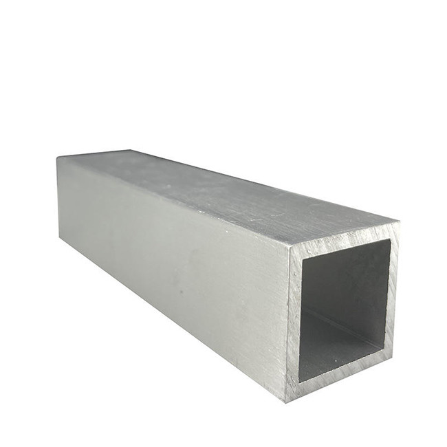 China 6063-T6 6061 Aluminum Square Tubing 1.5 3 Alloy Internal Threaded For Sliding Door Track factory