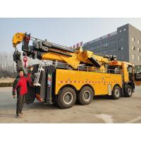 China 40 Ton Tractor 80 Ton Folding Jib Crane Telescopic Arm Up To 21 Meters For Road Rescue High Power Towing for sale