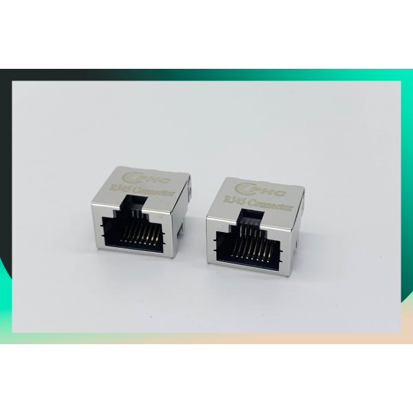 Quality REACH RJ45 Ethernet Jack DIP Type Connector With LED 8P8C Offset Type With Clips for sale
