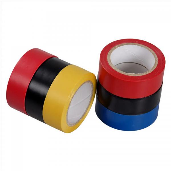 Quality Insulation PVC Electrical Tape Flame Retardant Black Colored for sale