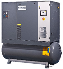 Quality Oil Injected Atlas Copco Air Compressors Economical 22kw G22 for sale