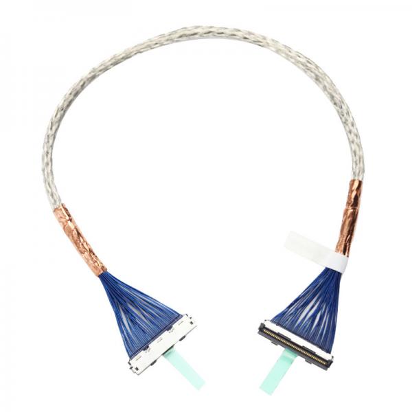 Quality LVDS LCD Display Edp Cable Assembly HRS DF80-40P-0.5SD lvds display connector for sale