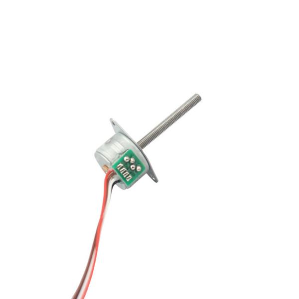 Quality 15mm Long Screw Shaft Permanent Magnet Type Stepper Motor  Electrical micro stepper motor for sale