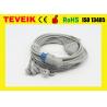 China Medical Datex Cardiocap Round 10pin 5 leadwires ECG Cable For Patient Monitor factory